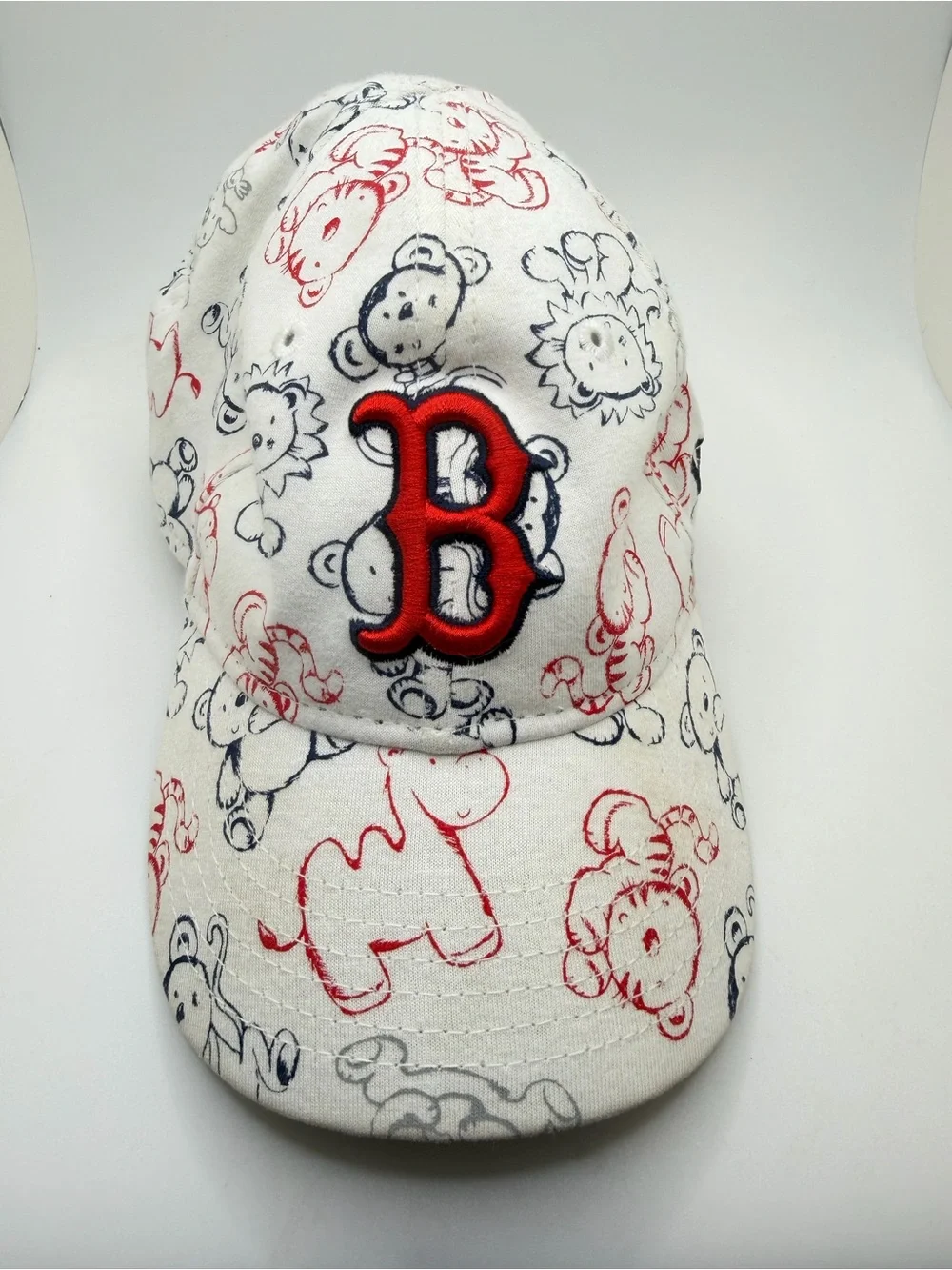 Pre-owned New Era unisex Toddler Boston Red Sox cloth baseball hat!